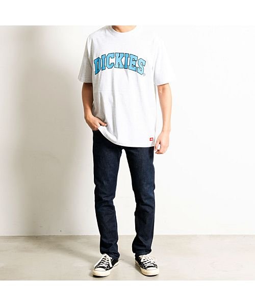 SB Select(エスビーセレクト)/Dickies ロゴプリントクルーネック半袖ビッグTシャツ ディッキーズ Tシャツ メンズ 半袖 プリント ロゴ ブランド トップス カットソー カレッジ  黒/img02