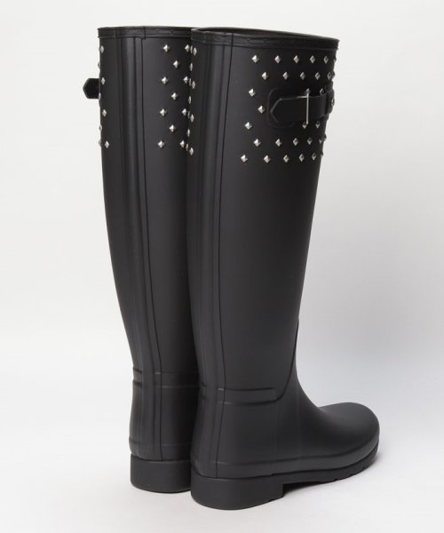 ハンター HUNTER リファインドトール スタッズカフブーツ （BLK）