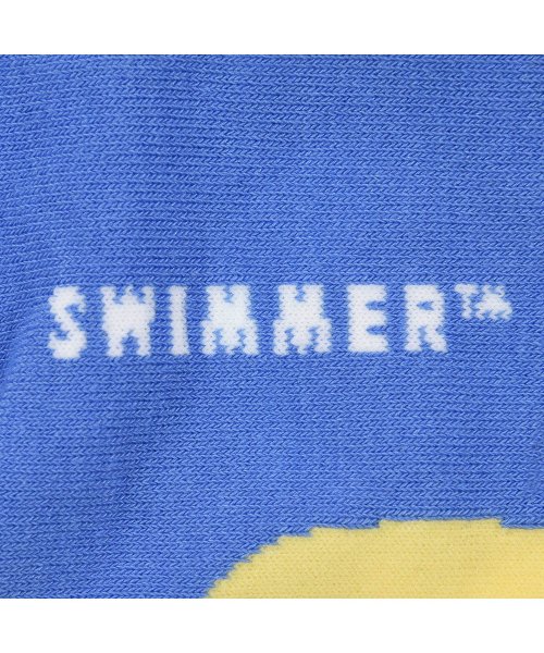 SWIMMER(スイマー)/福助 公式 靴下 レディース SWIMMER クマ スニーカー丈 370－12n3<br>23－25cm ブルー 子供 フクスケ fukuske/img08