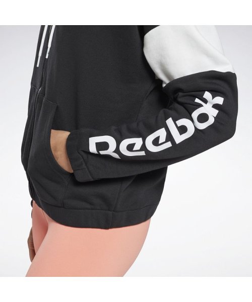 Reebok(リーボック)/リニア ロゴ フレンチテリー ジップアップ フーディー / Linear Logo French Terry Zip Up Hoodie/img03