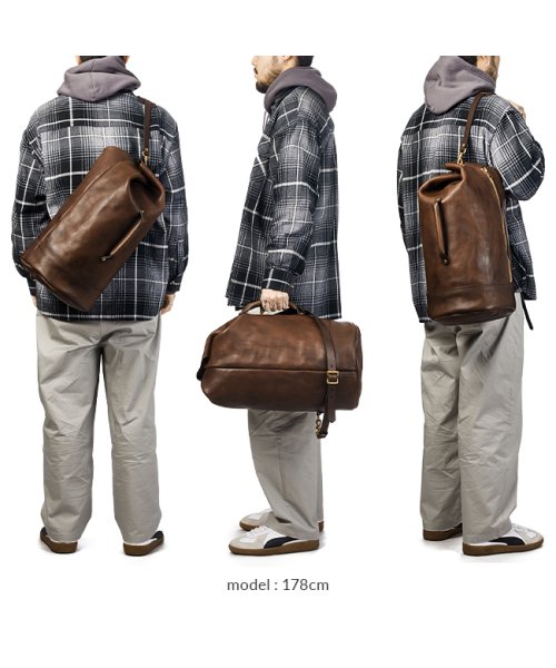 vasco バッグ ダッフルバッグ ボストンバッグ ボンサック メンズ レザー 本革 日本製 ヴァスコ バスコ オールドオイル vs－200l ボンサック 　　　　　