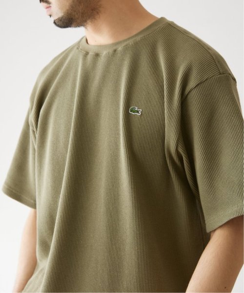 417 EDIFICE(フォーワンセブン　エディフィス)/【LACOSTE / ラコステ】 別注コットンリネン ワッフルTシャツ/img27