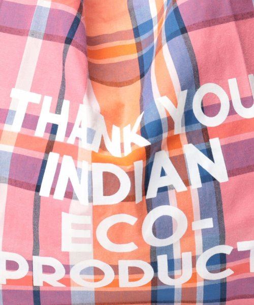 Lilas Campbell(Lilas Campbell)/Indian check EcoBag/img04