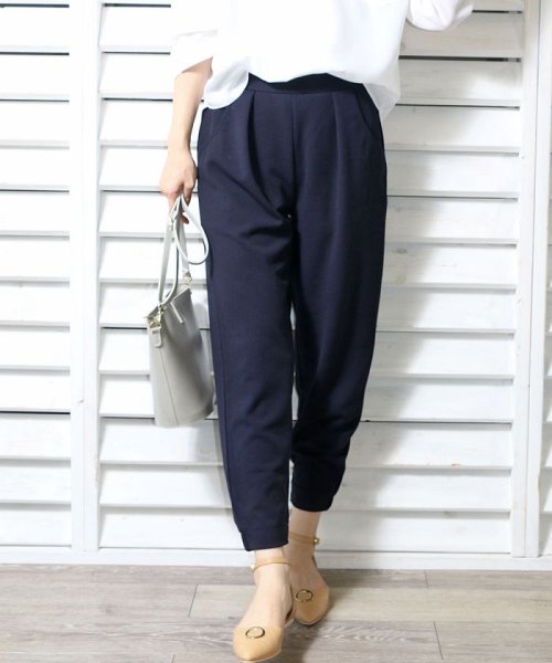 セール レディース ボトムス ジョガーパンツ ペアスキン パンツ 無地 ミリアンデニ Mili An Deni Magaseek