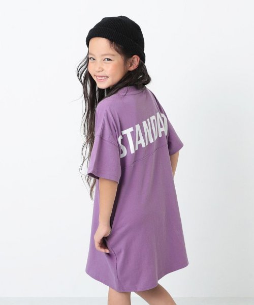 devirock(デビロック)/STANDARD バックロゴプリント 半袖ワンピース 子供服 キッズ 女の子 半袖ワンピース ノースリーブワンピース ワンピース /img18