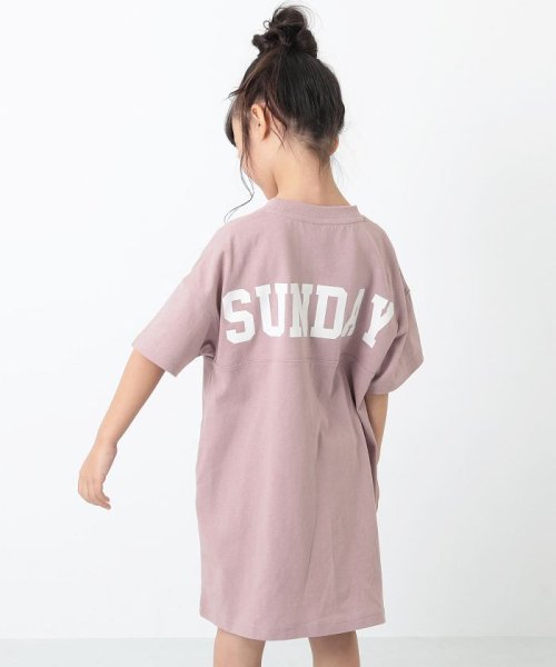 devirock(デビロック)/STANDARD バックロゴプリント 半袖ワンピース 子供服 キッズ 女の子 半袖ワンピース ノースリーブワンピース ワンピース /img21