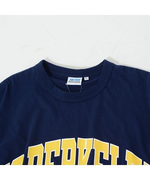 SB Select(エスビーセレクト)/NCAA カレッジロゴプリントクルーネック半袖ビッグTシャツ メンズ ブランド トップス インナー カットソー 半袖 クルーネック カレッジロゴ ロゴ プリント/img07
