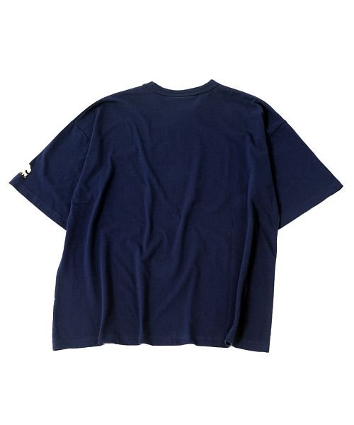 SB Select(エスビーセレクト)/NCAA カレッジロゴプリントクルーネック半袖ビッグTシャツ メンズ ブランド トップス インナー カットソー 半袖 クルーネック カレッジロゴ ロゴ プリント/img14