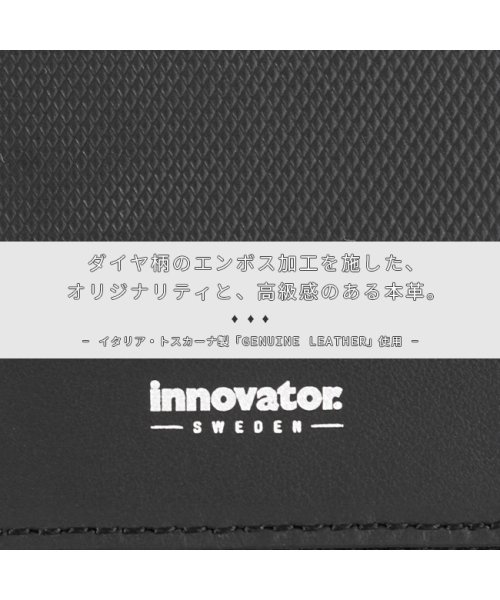innovator(イノベーター)/イノベーター 財布 二つ折り財布 L字ファスナー メンズ レディース スリム 薄型 本革 レザー innovator INW－27/img06