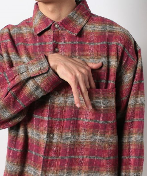 LEVI’S OUTLET(リーバイスアウトレット)/LMC WORKSHOP SMOCK SHIRT LMC OSHIMA PLAID MOJ/img04