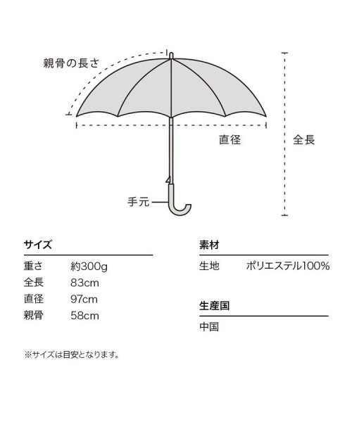 Wpc．(Wpc．)/【Wpc.公式】雨傘 ベーシックバンブーアンブレラ 58cm 晴雨兼用 レディース 長傘 /img11