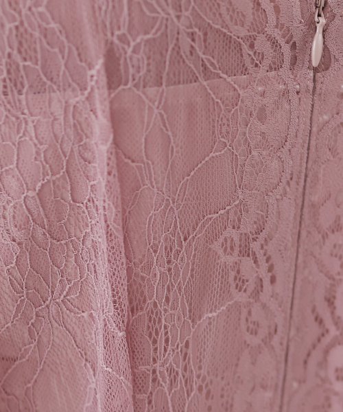 シフォン切替スリーブAラインワンピース 結婚式 パーティードレス 結婚式 二次会 食事会 セレモニー 発表会