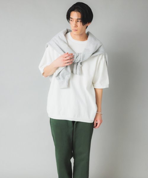 NuAns(ニュアンス)/【Newance】Oversized Knit T Shirt ニットTシャツ/img07