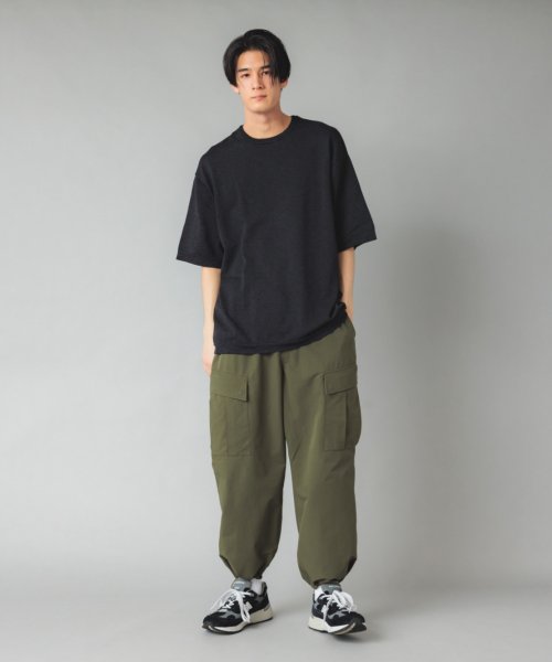 NuAns(ニュアンス)/【Newance】Oversized Knit T Shirt ニットTシャツ/img11