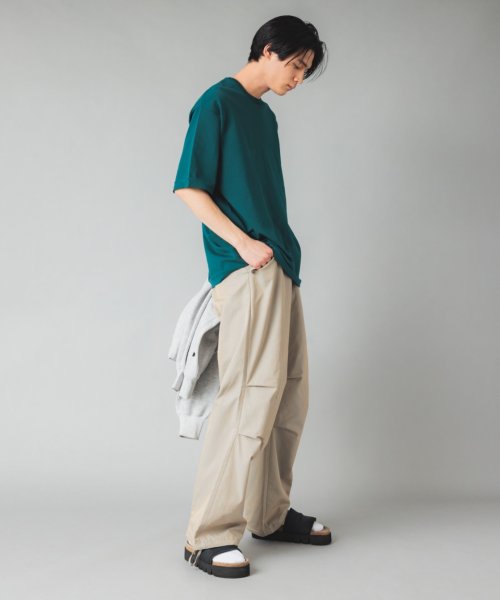NuAns(ニュアンス)/【Newance】Oversized Knit T Shirt ニットTシャツ/img24
