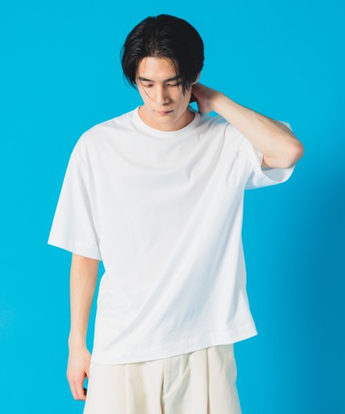 NuAns(ニュアンス)/【NewAnce】Oversized T Shirt オーバーサイズシルケットTシャツ/img01