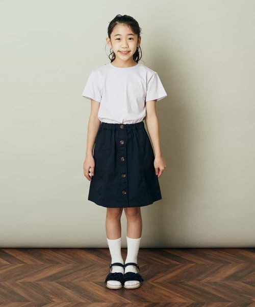 セール 100 130 あっちゃんファミリーコラボ セーラーカラー付け襟tシャツ アー ヴェ ヴェキッズ A V V Kid S Magaseek