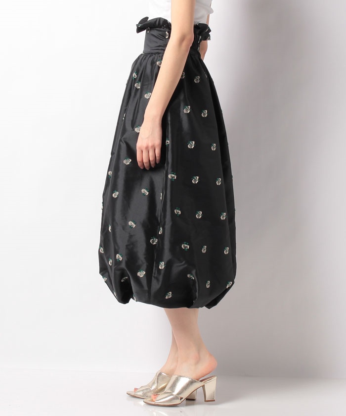 オリジナルジャガード小花スカート