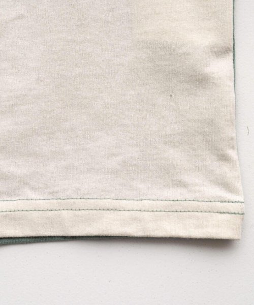 SLAP SLIP(スラップスリップ)/バイカラー ロゴ アスレチック プリント 7分丈Tシャツ (80～130cm)/img16