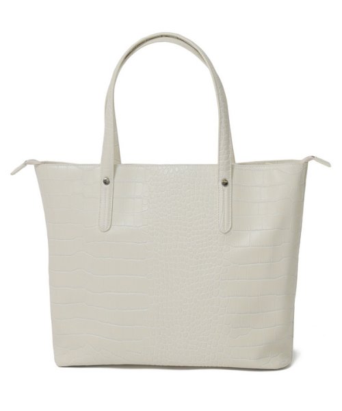 クロコダイル牛床革トート 