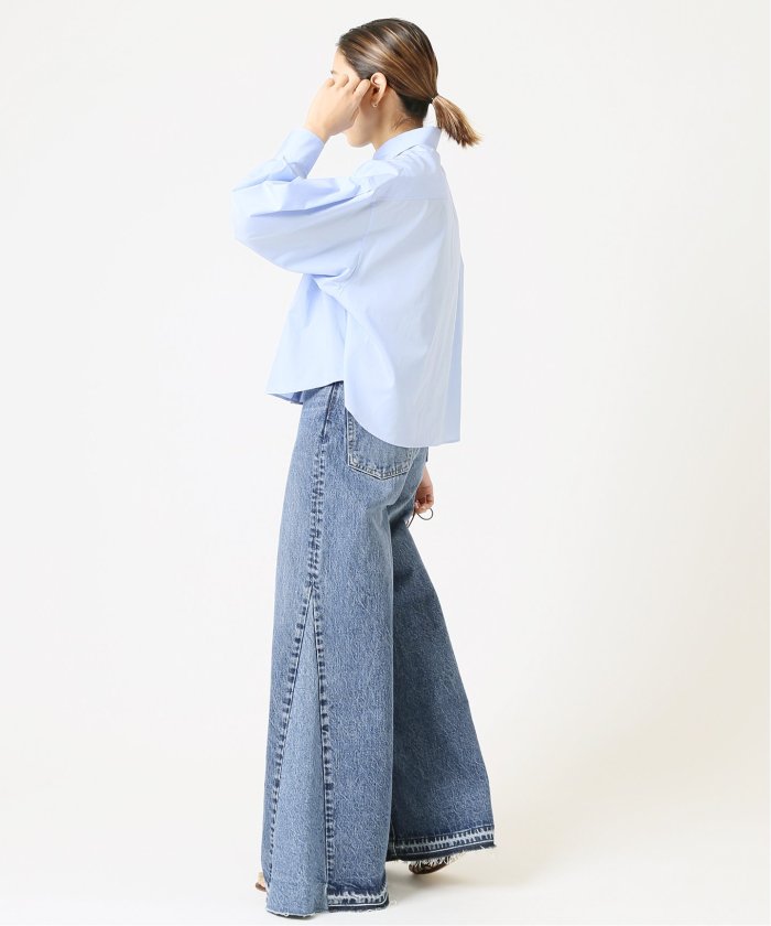 INSCRIRE アンスクリア Super Loose Flare Denim