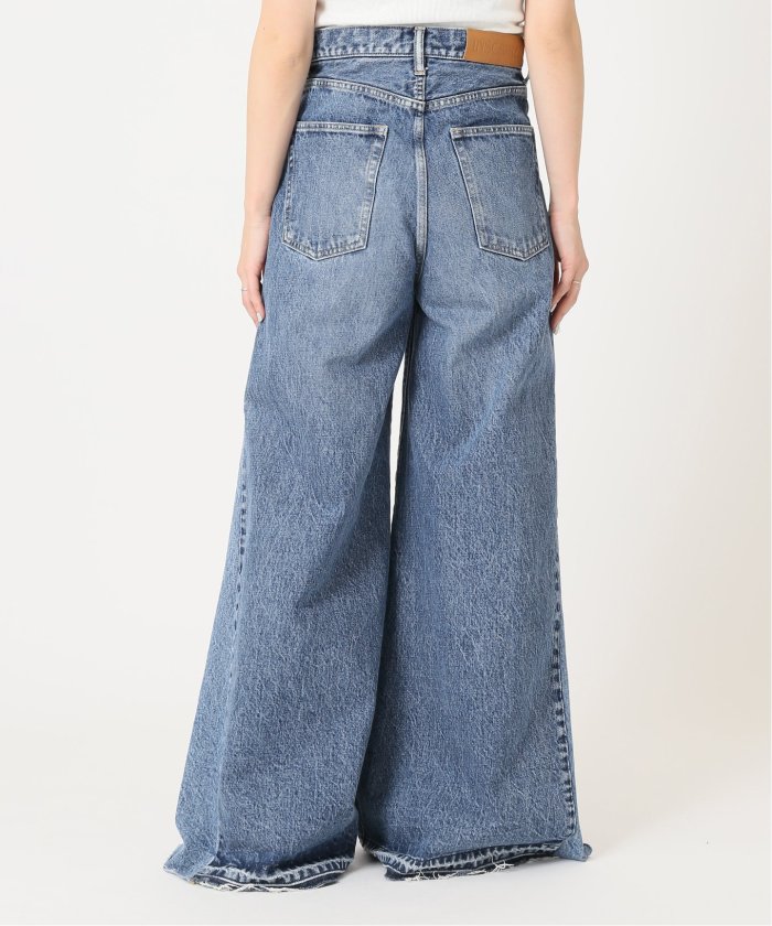 INSCRIRE アンスクリア Super Loose Flare Denim