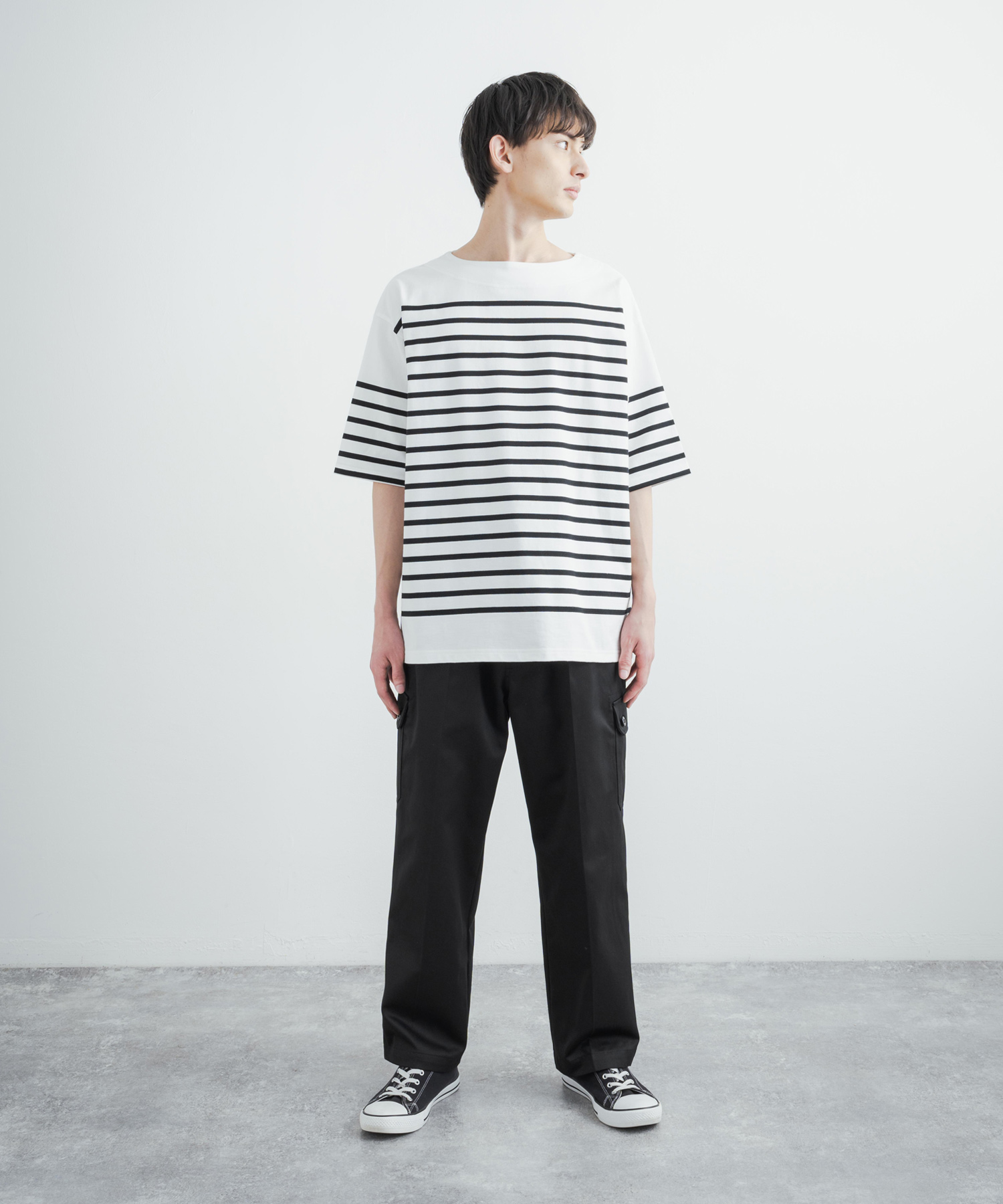 ボーダーTシャツ バスクシャツ メンズ レディース ボートネック 半袖 ボーダーTシャツ バスクシャツ メンズ レディース ボートネック 半袖