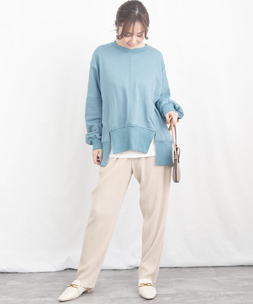 ARGO TOKYO(アルゴトウキョウ)/Accordion Color Pleats Pants 22024　アコーディオンプリーツパンツ　カラーパンツ　カラープリーツパンツ　カットオフフリー/img20