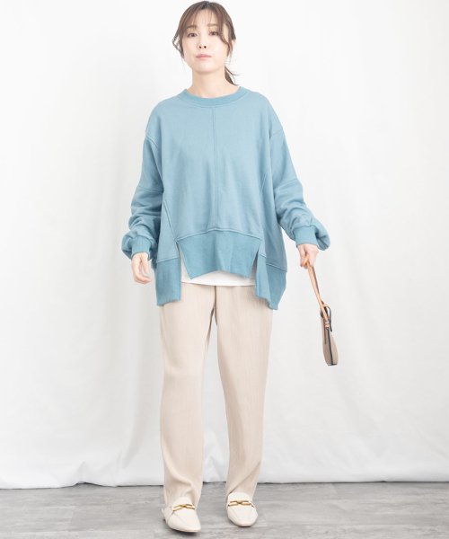 ARGO TOKYO(アルゴトウキョウ)/Accordion Color Pleats Pants 22024　アコーディオンプリーツパンツ　カラーパンツ　カラープリーツパンツ　カットオフフリー/img23