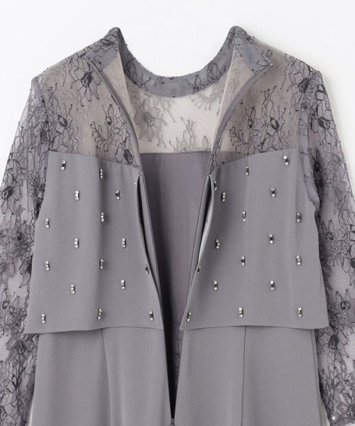 刺繍ワイドサロペット 