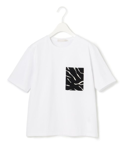 ICB（LARGE SIZE）(ICB（大きいサイズ）)/【洗える】プリントパッチワークTEE カットソー/img06