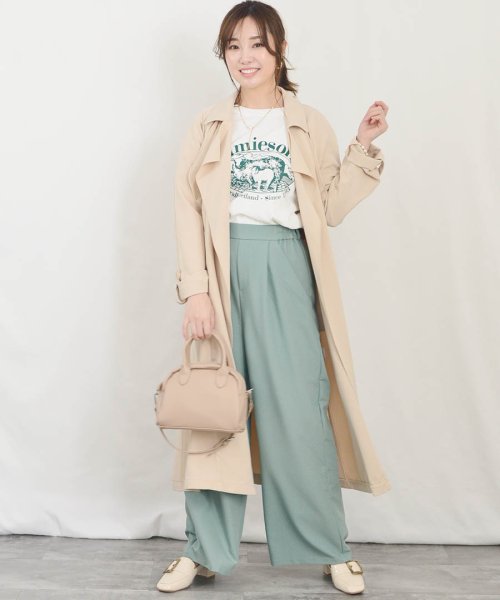 ARGO TOKYO(アルゴトウキョウ)/Tuck Wide Pants 22025　タックワイドパンツ　ワイドパンツ　タックパンツ　/img08