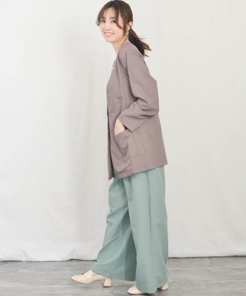 ARGO TOKYO(アルゴトウキョウ)/Tuck Wide Pants 22025　タックワイドパンツ　ワイドパンツ　タックパンツ　/img10