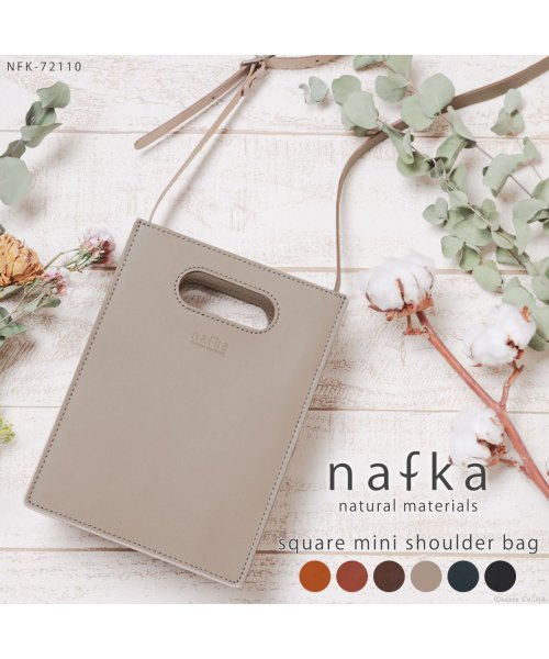 nafka(ナフカ)/NAFKA ナフカ ショルダーバッグ スクエア レディース 本革 日本製 NFK－72110/img02