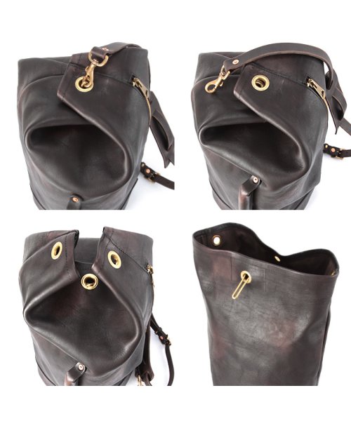 vasco バッグ ダッフルバッグ ボストンバッグ ボンサック メンズ レザー 本革 日本製 ヴァスコ バスコ オールドオイル vs－200l ボンサック 　　　　　