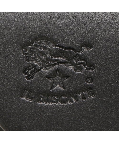 IL BISONTE(イルビゾンテ)/イルビゾンテ カードケース コインケース ブラック メンズ レディース IL BISONTE SCC032 PG0001 BK109B/img07