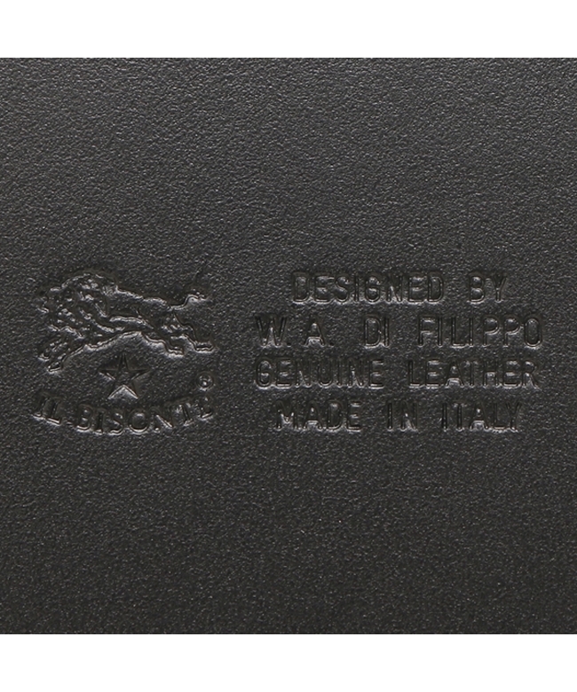 イルビゾンテ カードケース コインケース ブラック メンズ レディース IL BISONTE SCC032 PG0001 BK109B