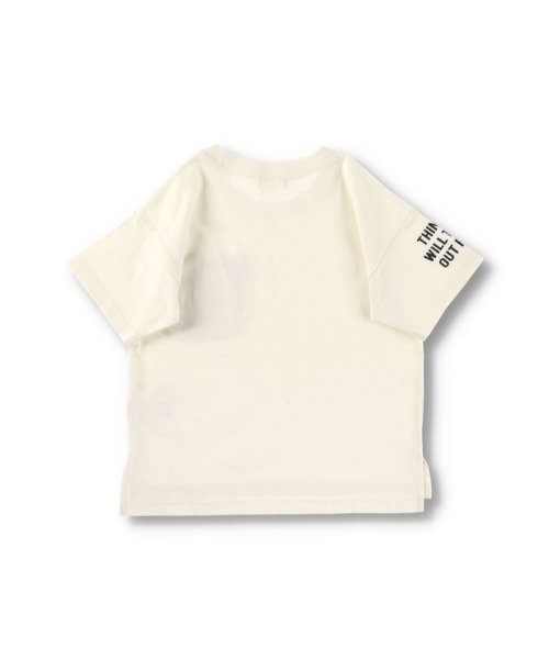 BRANSHES(ブランシェス)/【デニムポケット】袖ロゴ入り半袖Tシャツ/img02