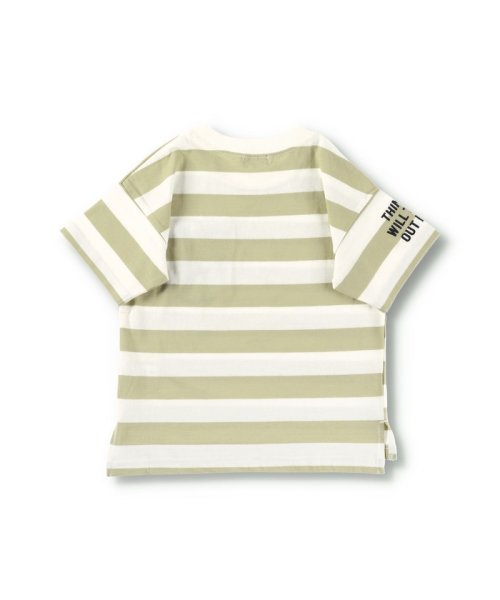 BRANSHES(ブランシェス)/【デニムポケット】袖ロゴ入り半袖Tシャツ/img11