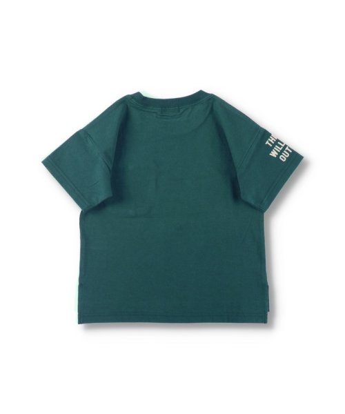 BRANSHES(ブランシェス)/【デニムポケット】袖ロゴ入り半袖Tシャツ/img29