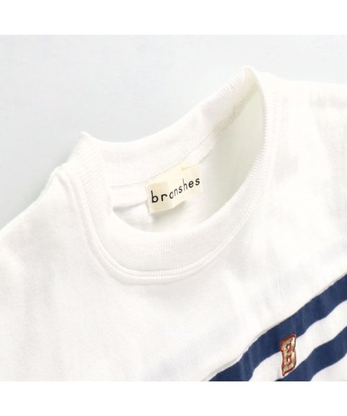 BRANSHES(ブランシェス)/【刺繍入り】ボーダー半袖Tシャツ/img03