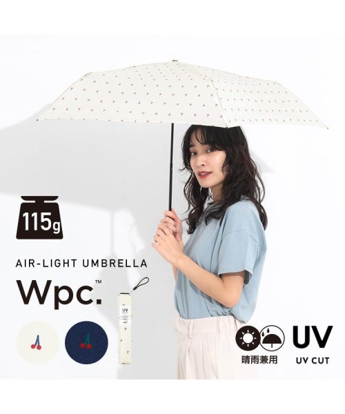 Wpc．(Wpc．)/【Wpc.公式】雨傘 [Air－Light] チェリー ミニ 55cm 超軽量 継続はっ水 晴雨兼用 レディース 折りたたみ傘/img01