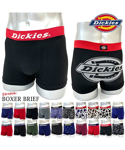 TopIsm(トップイズム)/Dickies ディッキーズ ボクサーパンツ メンズ 無地 総柄 ブランド ロゴ ストレッチ 男性用 下着 メンズ インナー アンダーウェア/img02