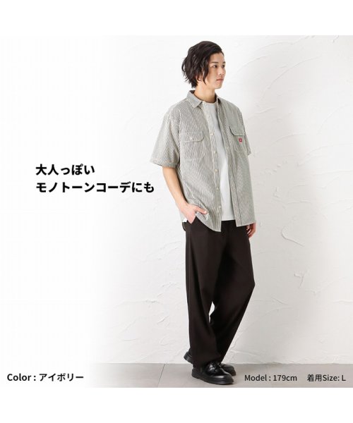 MAC HOUSE(men)(マックハウス（メンズ）)/Dickies ディッキーズ ヒッコリーワークシャツ 2278－1071B/img05