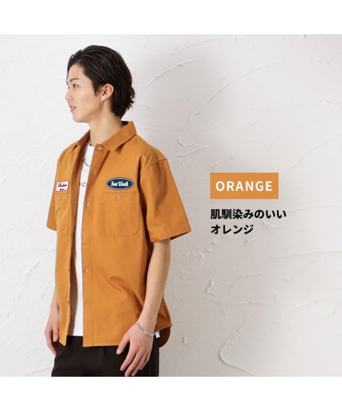 MAC HOUSE(men)(マックハウス（メンズ）)/Dickies ディッキーズ ワッペンワークシャツ 2278－1070/img08