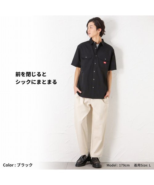 MAC HOUSE(men)(マックハウス（メンズ）)/Dickies ディッキーズ ツイル無地ワークシャツ 2278－1071A/img07