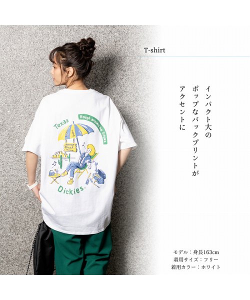 MAC HOUSE(women)(マックハウス（レディース）)/Dickies ディッキーズ ラウンドバックプリントTシャツ 2287－3933/img04