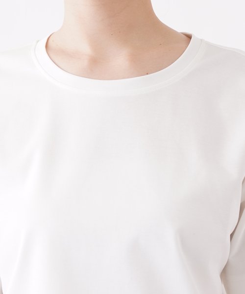 Leilian(レリアン)/コットン無地Tシャツ【my perfect wardrobe】/img06