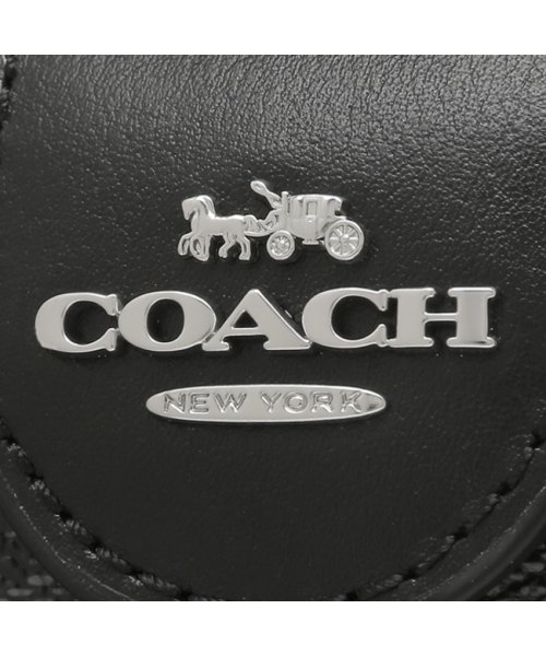 COACH(コーチ)/コーチ アウトレット 二つ折り財布 シグネチャー ブラック レディース COACH C0082 SVTSQ/img06
