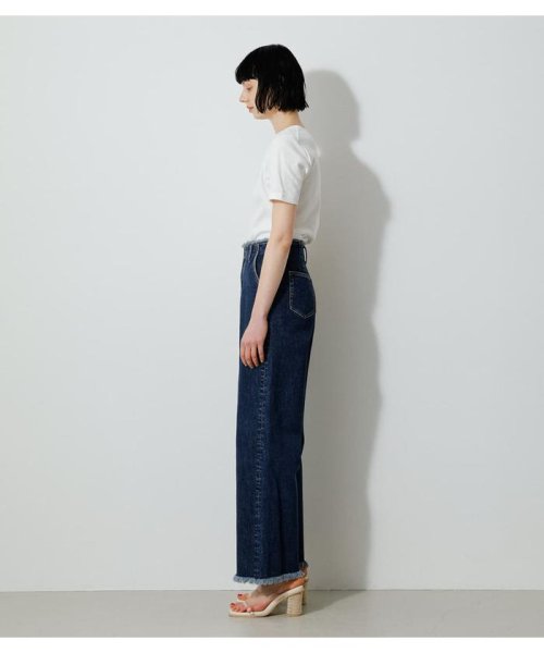 AZUL by moussy(アズールバイマウジー)/FRINGE DENIM WIDE２/img10